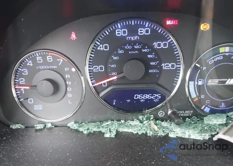 2005 Honda Civic Hybrid из США, поврежденный, VIN JHMES966X5S025904